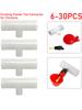 6-30pc Automatic Chicken Drinker Tee Connectors 20/25mm Plastic Bird Drinker PVC Tee Fittings for Chicken Water Drinker Cups