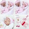 Cuddly 22" Reborn Gift Baby Dolls Made From Safe Silicone Vinyl And Cloth Material