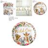One Playful Birthday Party Supplies Collection Including Cheerful Banners And Cake Toppers**