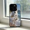 Horse A-Animal Phone Case For iPhone 17,16,15,14,13,12,11 Plus,Pro Max,XS,Colored Silver Plated Inside Cover