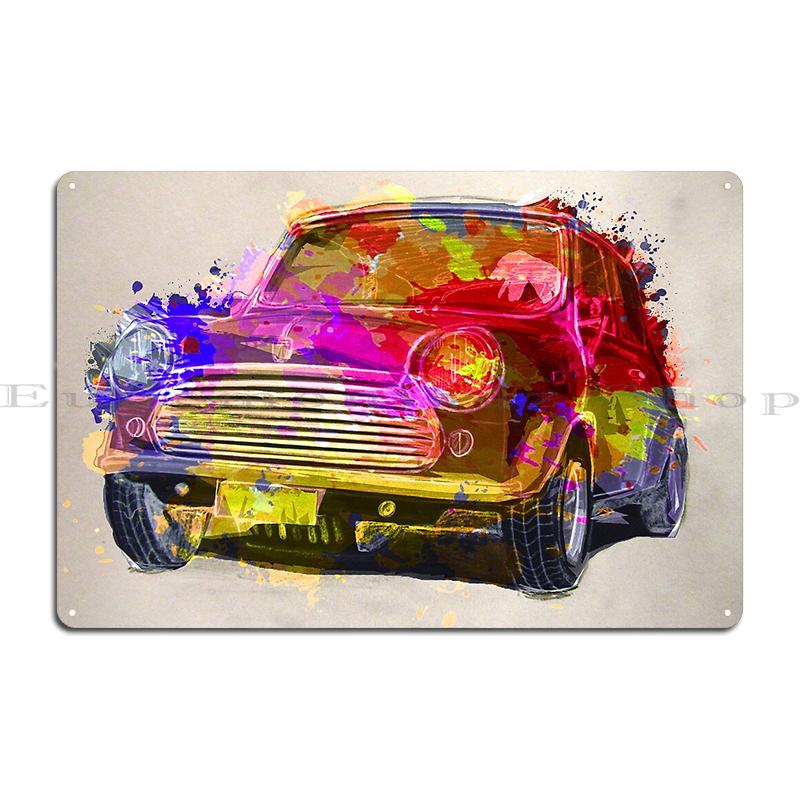 

Классический Остин Мини Купер С Супер Делюкс Брызги 2 Металлическая Табличка Гараж Клуб Декор Стен Кино Создать Жестяная Вывеска Постер 20x30cm