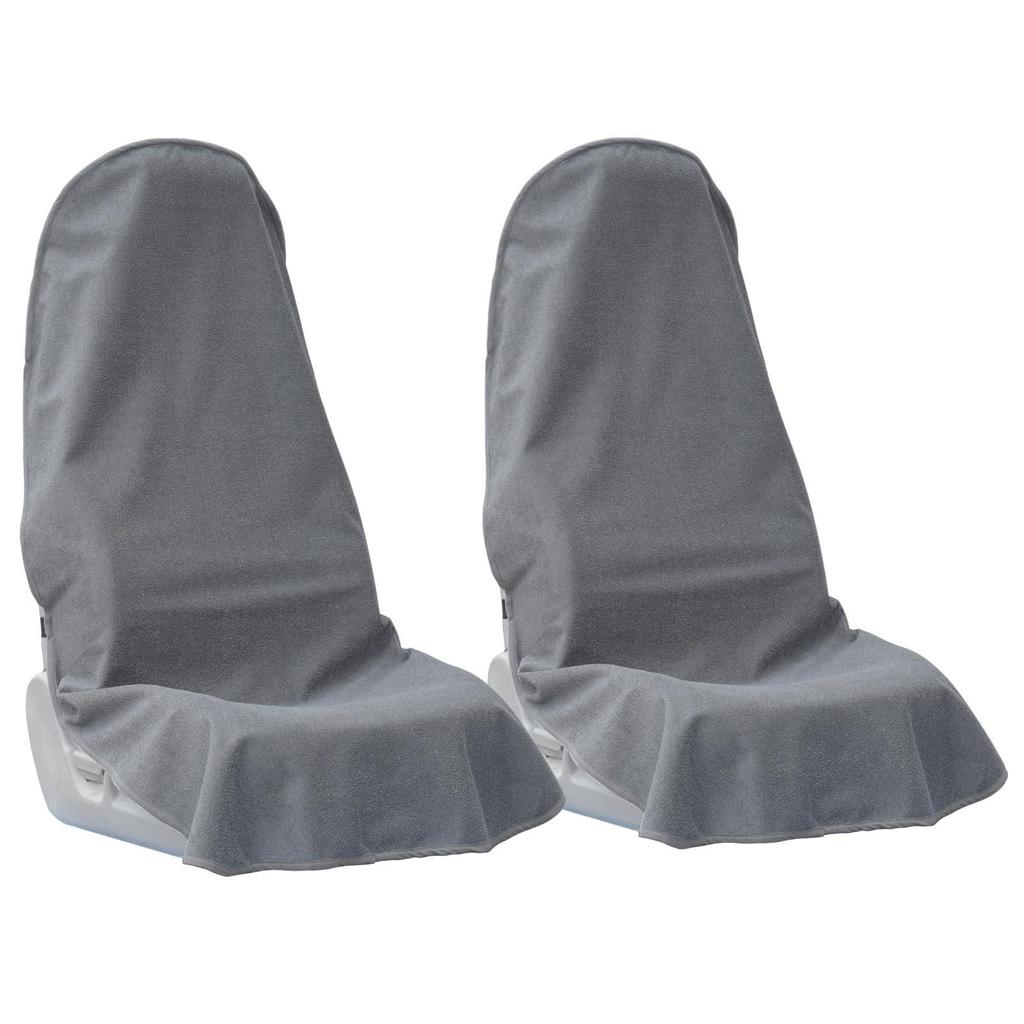 Universal Waterproof & Sweatproof Vehicle Seat Cover - Terry Cloth, Dustproof, Four Seasons Compatibility, Sports Seat Cushion