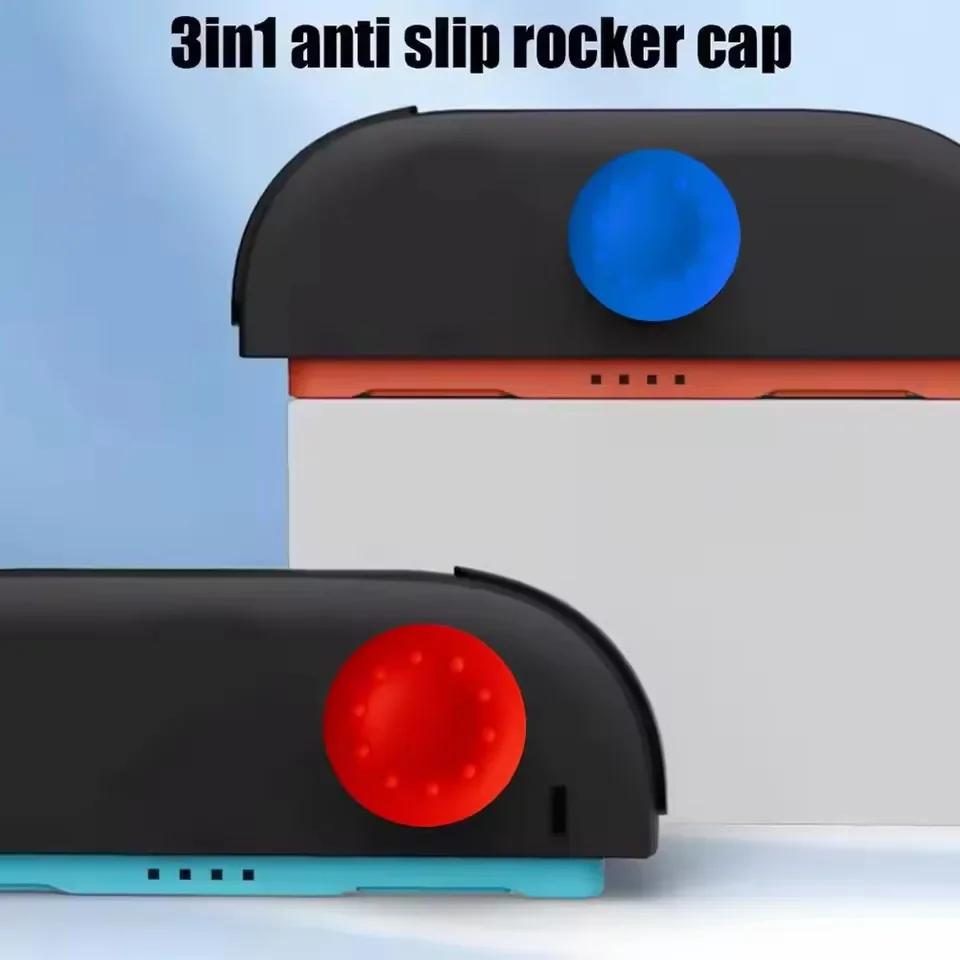 50/2 Stück Weiche Silikon-Daumenstick-Kappen für Switch 2 Joy-Con Rutschfeste Joystick-Schutzhüllen für Switch 2 Zubehör