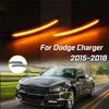 4Pcs Front Rear Amber+Red Side Marker Smoke Lens Fit For Dodge Charger 2015-2018