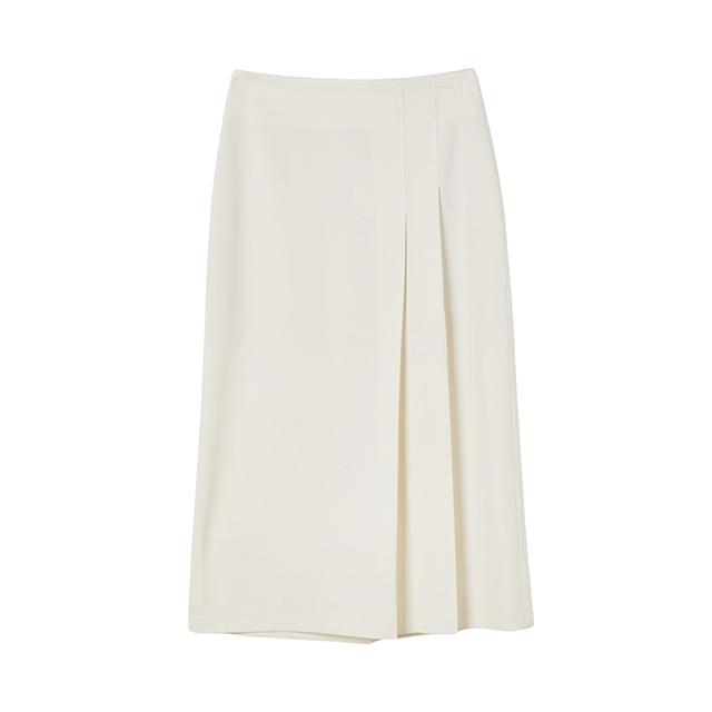 Rap Asymmetrical Pleated Long Skirt Aq1Ws263