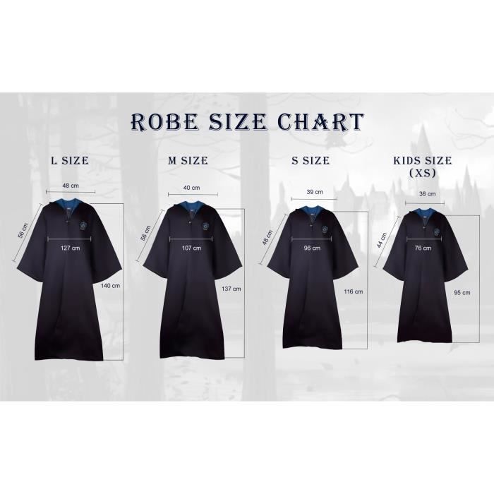 Cinereplicas Adultes - Robe de Sorcier Serdaigle S