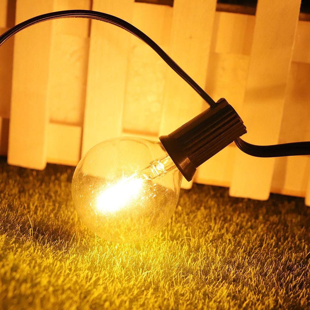 Popular LED G40 Globe String Lights for Patio: Waterproof 25FT to 50FT Outdoor Decorative Atmosphere.