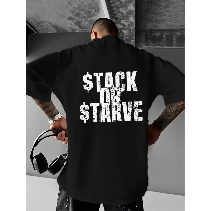 

European sizes Trendy and Men s Casual Crew Neck T-Shirt, Featuring a Stylish Slogan Print XL чорний