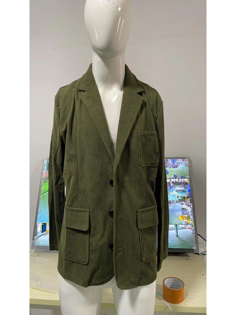 2024 Herren Corduroy Freizeit Anzugjacke für Europa & Amerika