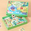 Fun Matching Caard Game For Kids, Educational Learning Toy With Dice For Color Shape Number, Memory Training, Focus  Reaction Skills