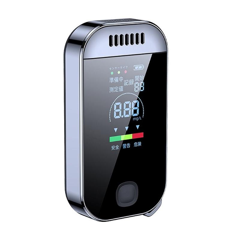 

Тестер для измерения алкоголя в выдыхаемом воздухе, алкотестер с ЖК-экраном, портативный детектор, быстрая точность реагирования для вождения