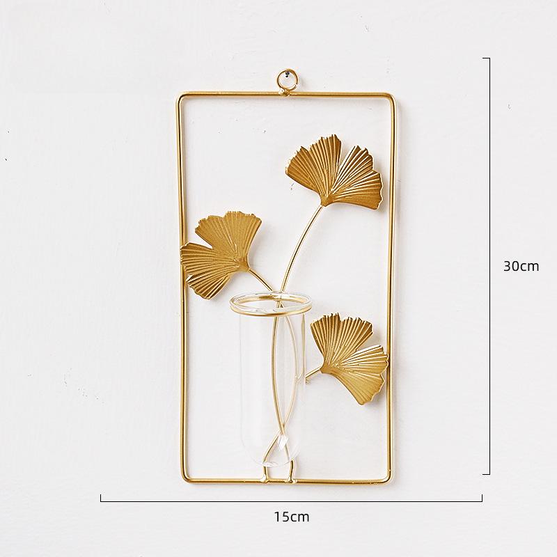 

Железные вазы Ins Style Высокоэстетическая ценность Украшения для стен в гостиной Гидропонные цветочные горшки Креативные украшения для стен дома