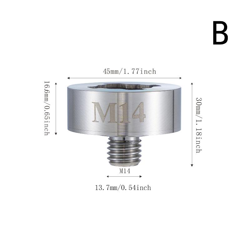 

Угловая шлифмашина Полировальные диски Переходник X-Lock на резьбу M14 или 5/8 -11 для угловой шлифмашины Резка Алмазная коронка