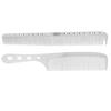 2pcs Set Hair Comb Space Aluminum Stainless Steel Anti Static Sparse Haircut Comb Beauty Tool