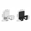 2pcs Metal Sponge Storage Holder Self Adhesive Sink Storage Holder Drain Drying Rack  Kitchen Use