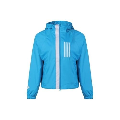 adidas Women s Hooded Sports Jacket, Blue M синий