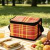 Oxford Cloth Insulated Outdoor Lunch Bag - Handheld Cold Storage Picnic and Takeaway Bag