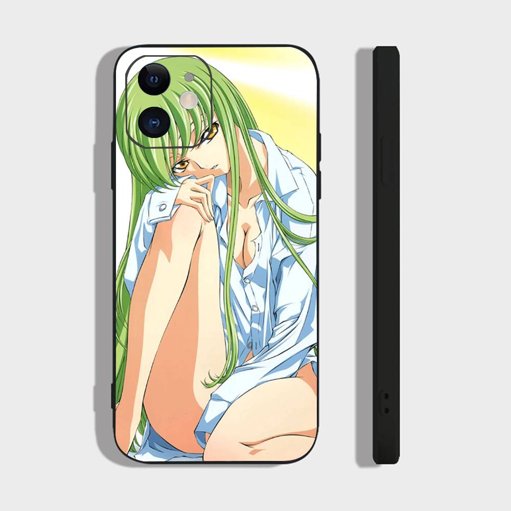 CODE GEASS Lelouch Of The Rebellion Animation Phone Case For IPhone 17 Air 16 15 14 13 Pro Max 11 12 Black Silicone Cover