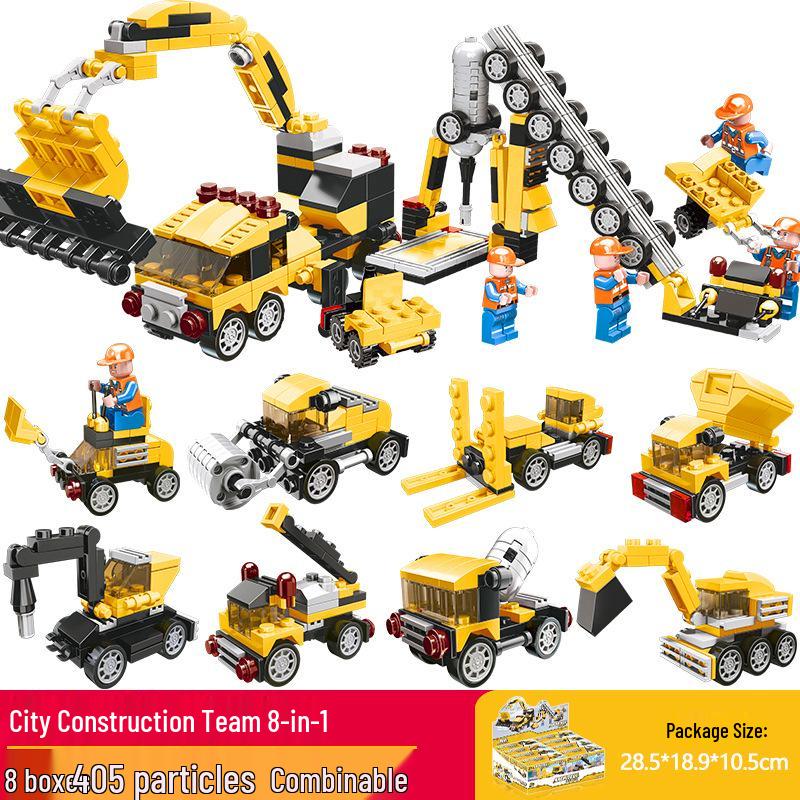 Xiaomingxing Bausteine - Kompatibel mit Lego, Pädagogisches Montagespielzeug mit kleinen Partikeln für Jungen