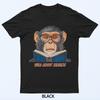 Macaco Lendo Livro Óculos Biblioteca Animal Camiseta