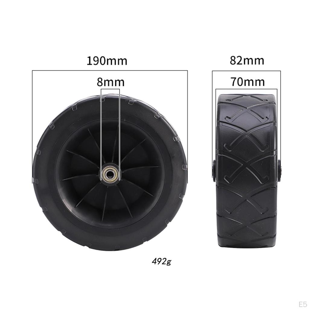 Replacement Wheels for Folding Utility Cart - Set of 2