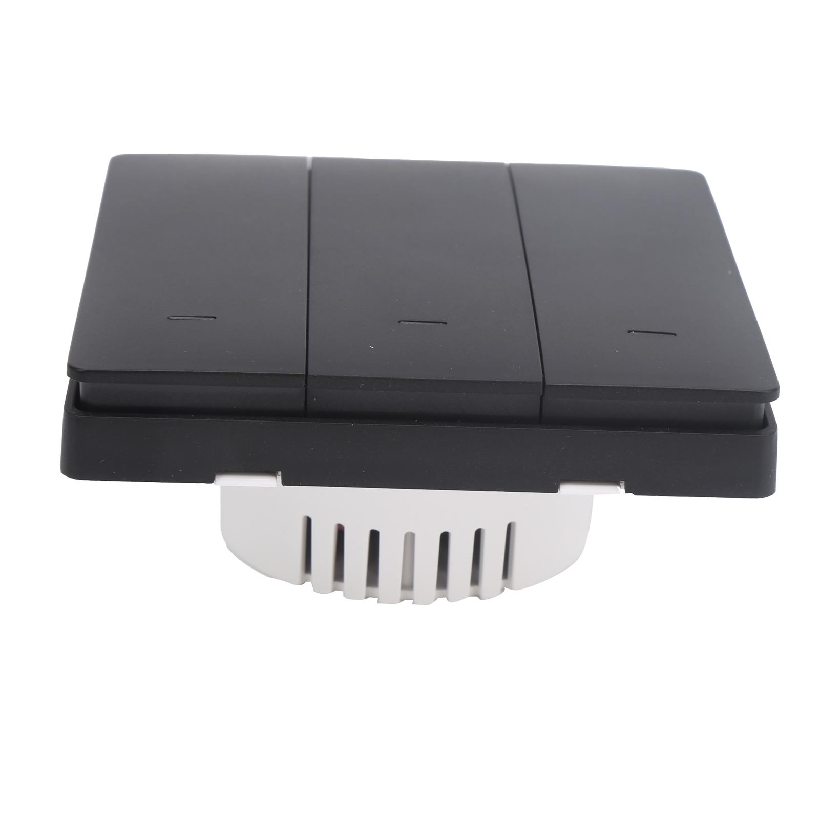 

Smart Switch Black Intelligent Wifi Wireless Remote Controller 600W AC 100‑240V 10A