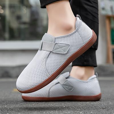 Nuove scarpe unisex più larghe in rete traspirante da uomo a piedi nudi con punta larga, scarpe basse di marca, suola morbida a goccia zero, scarpe da ginnastica con punta larga, taglia grande