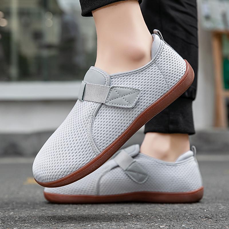 Neue Unisex-Schuhe mit breiter Sohle, atmungsaktives Mesh, Barfußschuhe für Männer mit breiter Spitze, Markenschuhe mit weicher Sohle ohne Tropfenabsatz, Turnschuhe mit breiter Spitze, große Größe