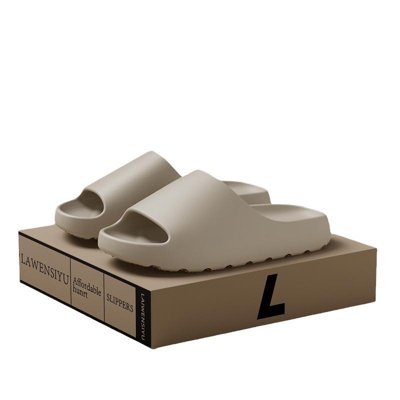 Soft-Step EVA Slippers: Unisex Non-Slip Shower Shoes for Summer, Breathable and Thick-Soled for Home or Couple