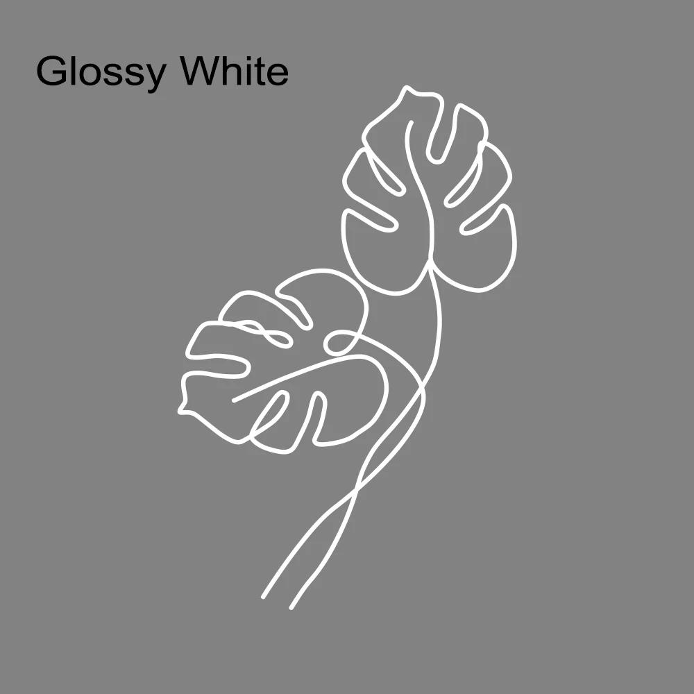 Leaf Sticker Monstera Leaf Car Window Graphics Truck Windshield Body Laptop Vinyl Decal Waterproof Plant Lover Decor Accessories