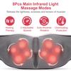 Electric Shiatsu Neck and Shoulder Massager with Heat Function Deep Kneading Massage for Muscle Relaxation and Pain Relief Portable Design