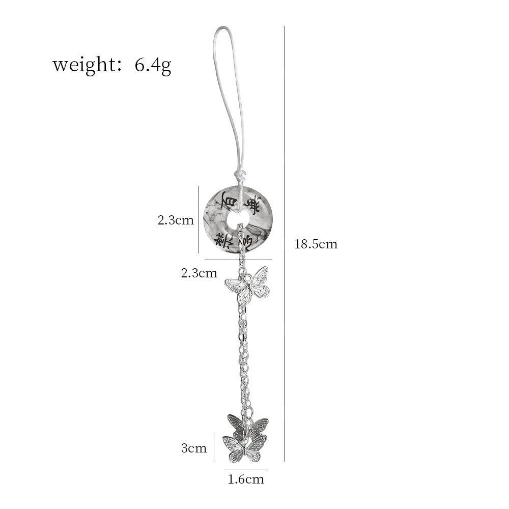 Fashion Tian Guan Ci Fu Phone Charm - Palace Bell Peace Pendant Lanyard