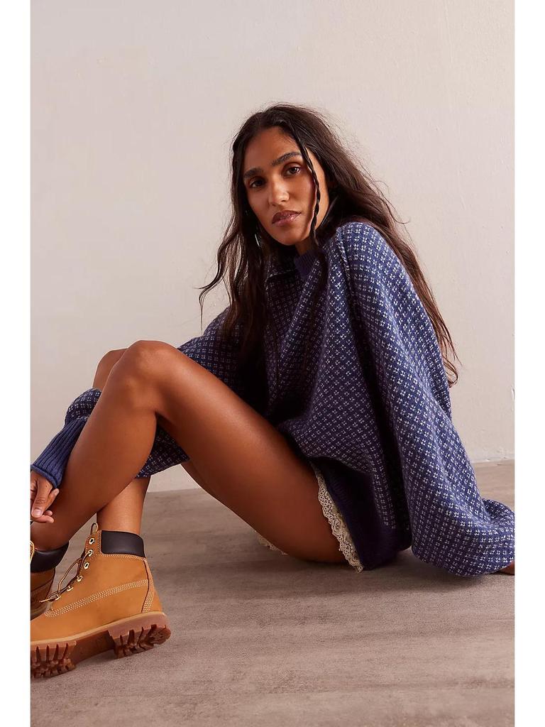 Spring Women's Long-Sleeve Jacquard Pullover Sweater Jacket