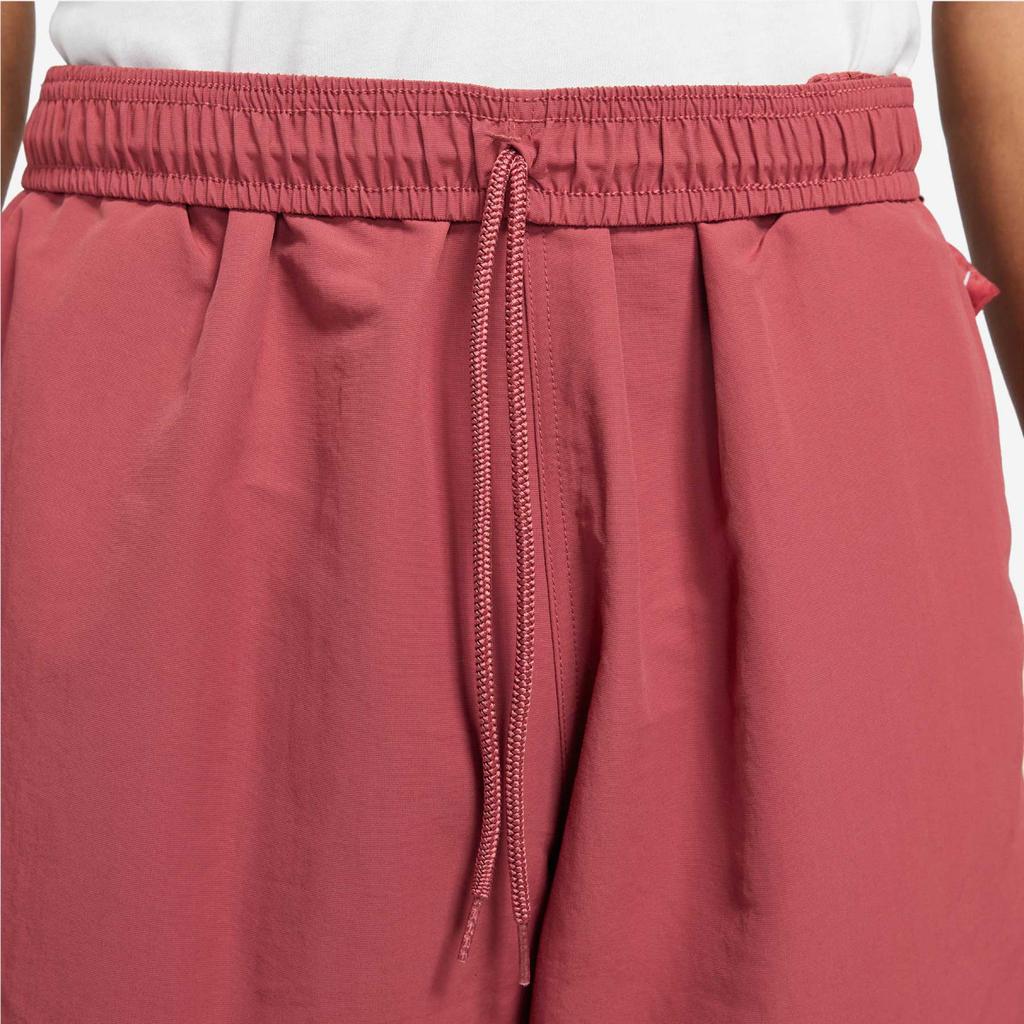 Nike Loose-Fit Logo Print Mid-Waist Straight Casual Shorts Men Bottoms Red DM4400-661