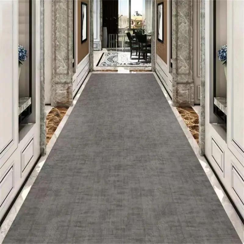 European Style Customizable Corridor Carpet Porch Stairway Aisle Long Runner Rug Room Balcony Large Area Passageway Non-slip Mat