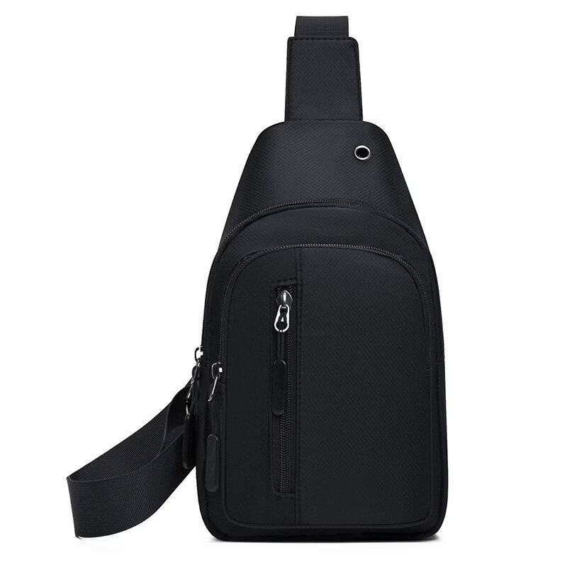 Li Shen Oxford Cloth Multi-Layer Chest Sling Bag