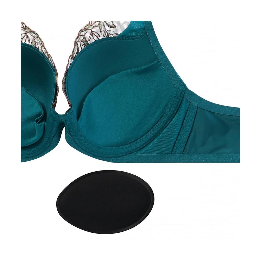 AMOSTYLE by Triumph Hope Swaying M010 Bra, Leaves, Women's, (Green)