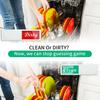Dishwasher Magnet Clean Dirty Sign,Kitchen Deco/Easy to Read & Slide Dishwasher sign Indicator Sign,Strong Magnet Options Indicator Tells Whether