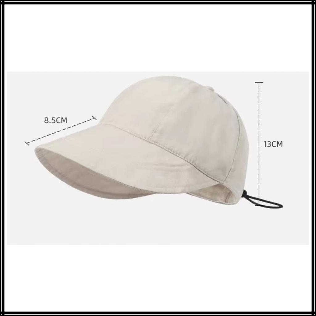 Long running cap for CA532 [White Fang] brim, plain, foldable, lightweight, women, (blue)