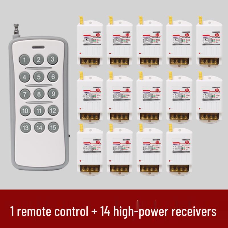 High-Power Submersible Pump with Smart Wireless Remote and Light Control, 220V Multi-Channel Wiring-Free Power Supply
