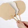 5Pcs DIY Painting Paper Hand Fans Double-side Hand Painting Graffiti Fans  Lacquer Fan