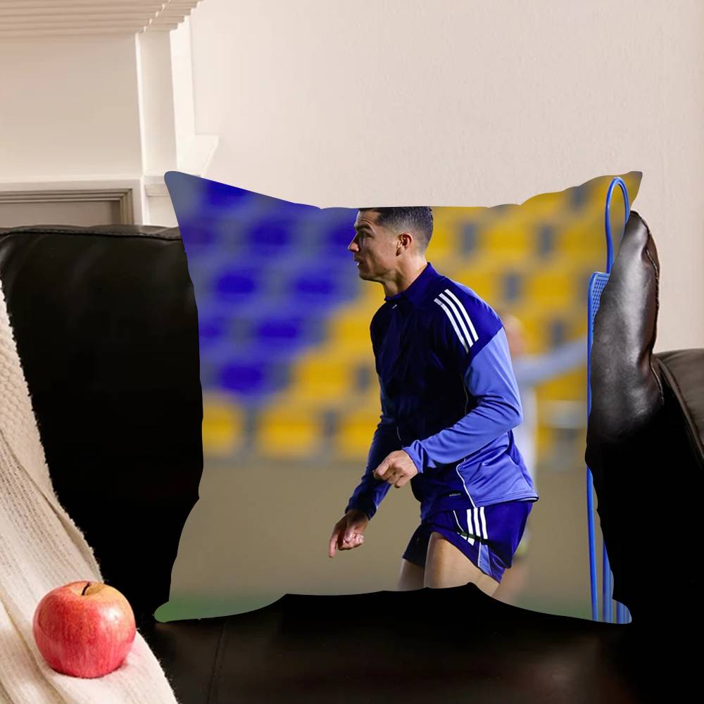 C-Cristiano-O R-Ronaldo-O Kussensloop Voor Sofa Kamer Kantoor Decor Afdruk Beschermer Kussenhoes Valentijnsdag Cadeau Op Maat