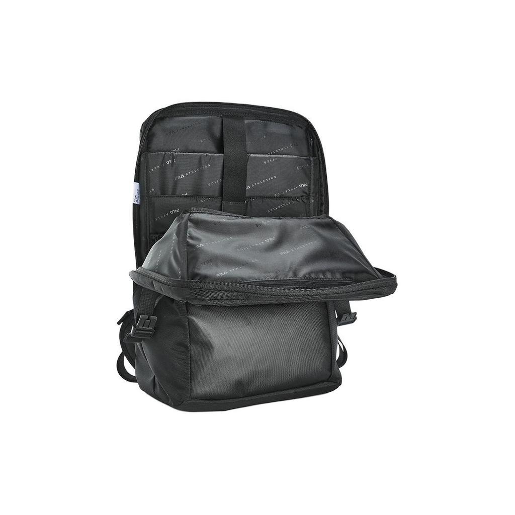 FILA Fitness Sports Flap Casual Fabric Mini Backpack Men backpack Deep-Black A13M421110FBK
