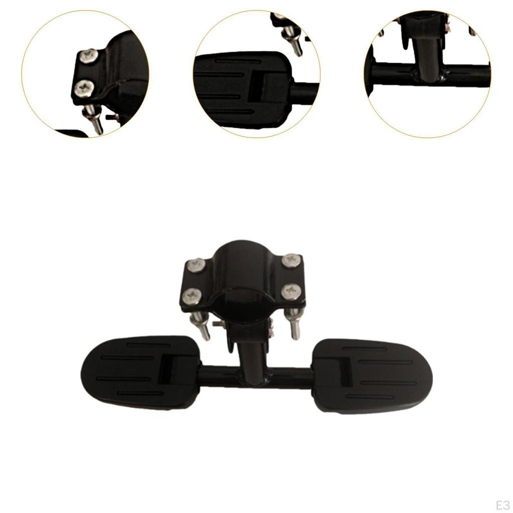 Skate Footrest 3 Wheeled Pedal Wheel Ride on Toy for Residential