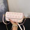 Fashion versatile cartoon chain single shoulder armpit bag women's summer new crossbody small square bag