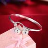 Fashionable Popular 925 Plated Bracelet Strangle Ball Bracelet Bangle