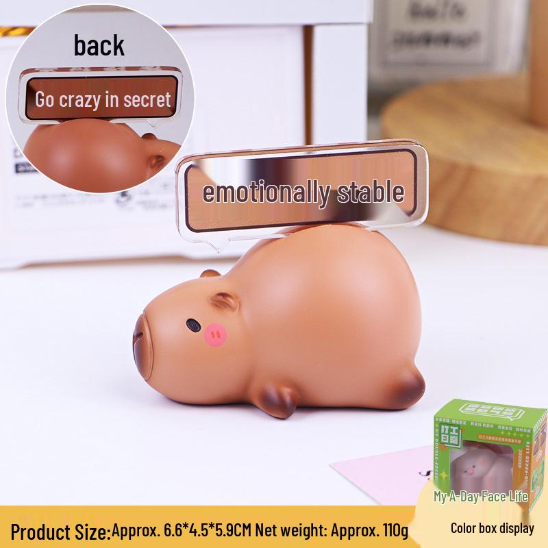 

AB Life Two-Sided Small Ornament: Desk & Car Interior Decor for Emotional Stability As Shown