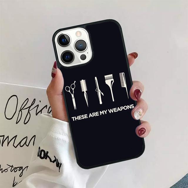 Hair Stylist Tools Phone Case Cover For iPhone 17 Air 15 16 14 13 12 Pro Max 11 Pro Max Plus Coque Shell