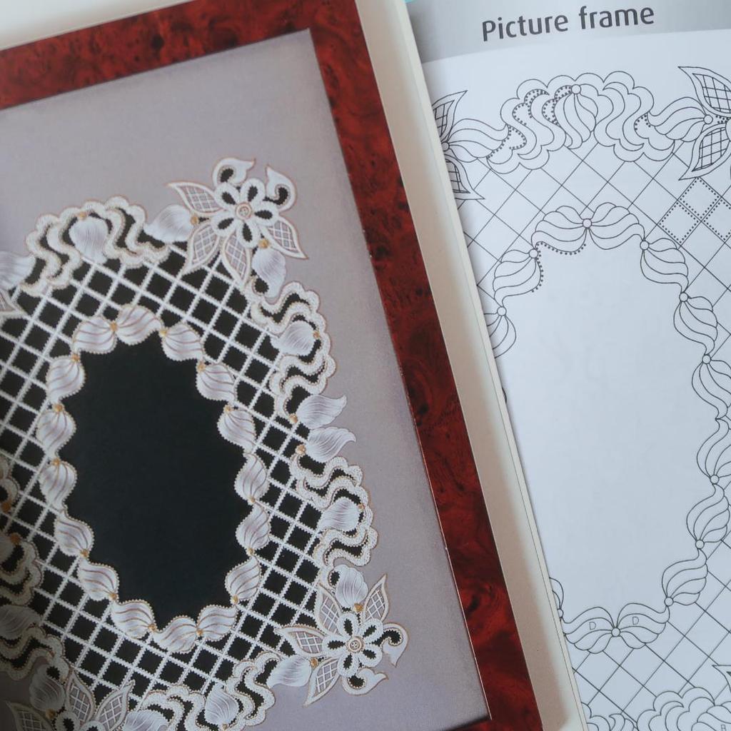 [USED] Foreign Books: Parchment Craft Pattern Collection, Pergamano (Paper Craft)