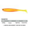 10PCS 12cm 9g Soft Tail Lure for Sea Fishing Artificial Bait Shrimp Oil Lure T Tail Design Fishing Lures for Sea